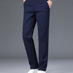 Men's Classic Stretch Dress Pants for Fall Winter Business