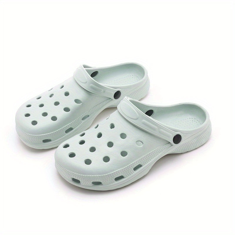 Unisex Lightweight Comfy Clogs Hollow Out Garden Shoes
