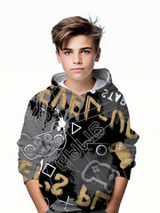 Boy's Graphic Hoodie 3D Print Sweatshirt
