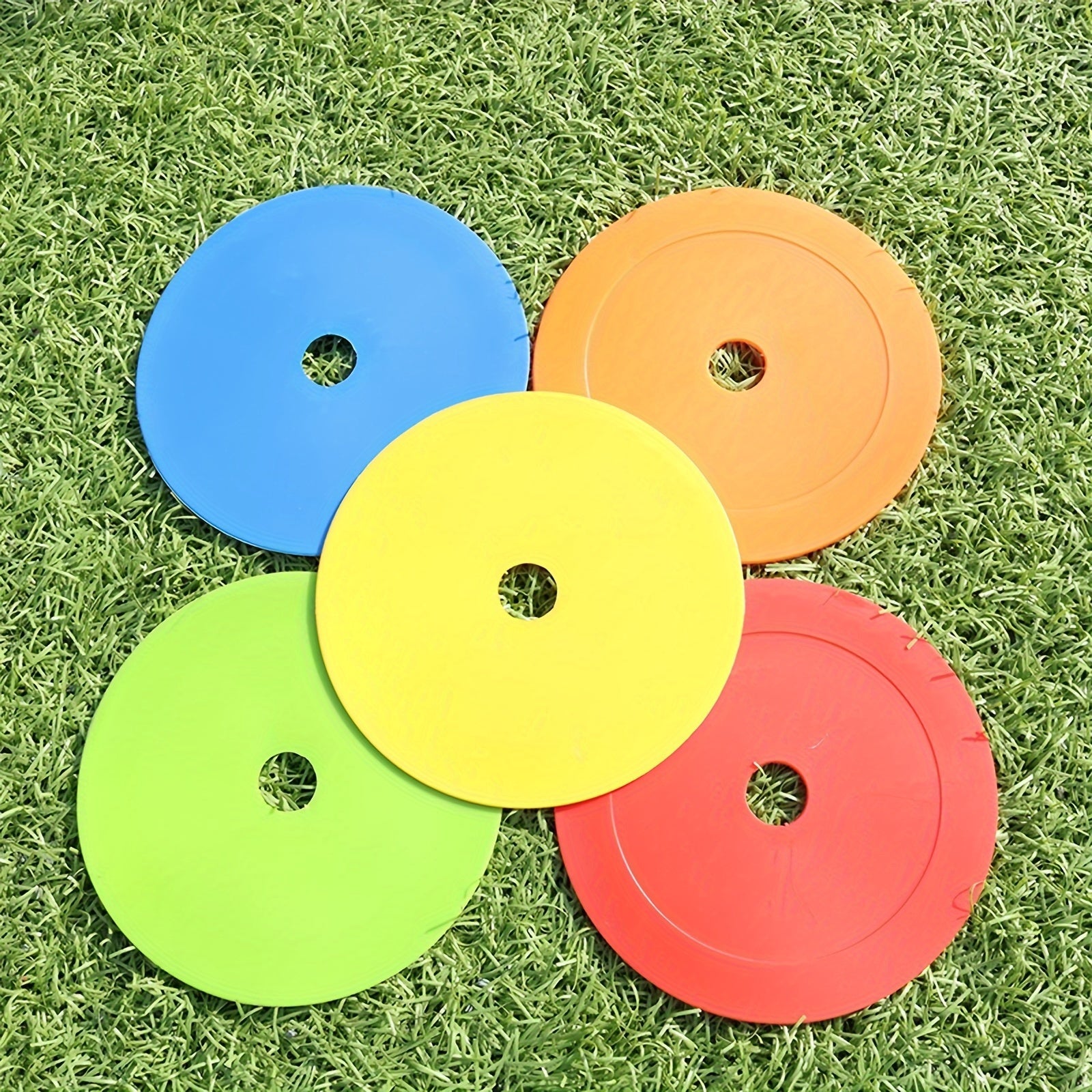 10pcs Mini Round Mouth Football Training Sign Disc Sports Supplies