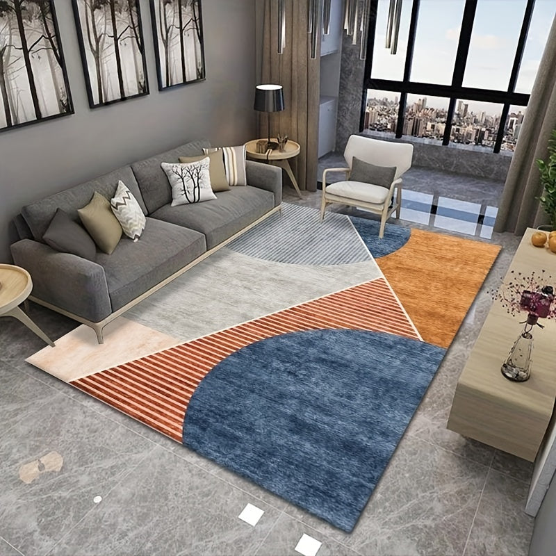 Abstract Modern Nordic Area Rugs Geometric Pattern Indoor Mat
