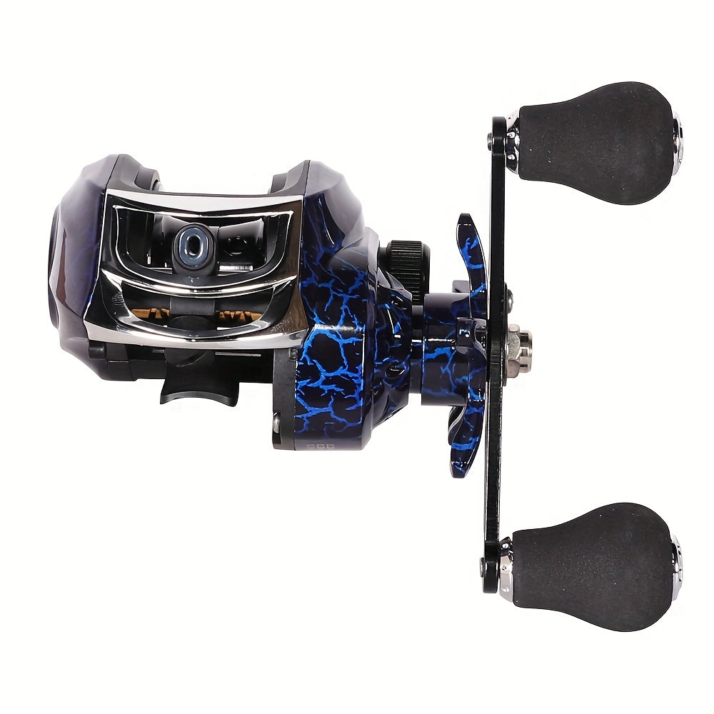 7.2:1 Ratio All Metal Fishing Reel Long Throw Max Drag 10KG