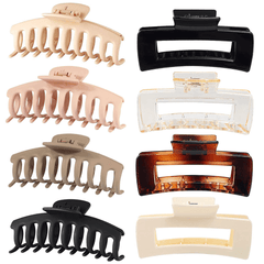 8 Pcs Large Hair Claw Clips for Women Matte Banana Clips