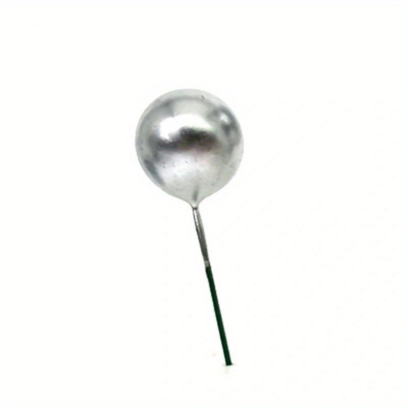 20pcs Golden Silvery Ball Cake Topper for Birthdays and Weddings