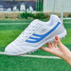 Women's Soccer Pattern Football Shoes Casual Lace Up Outdoor Shoes