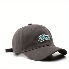 Label Patch Baseball Cap Solid Adjustable Couple Dad Hats Unisex Sports Sun Hats