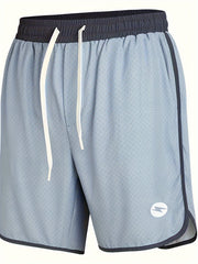 Men's Drawstring Mesh Sports Shorts Breathable Quick Drying Stretch Shorts