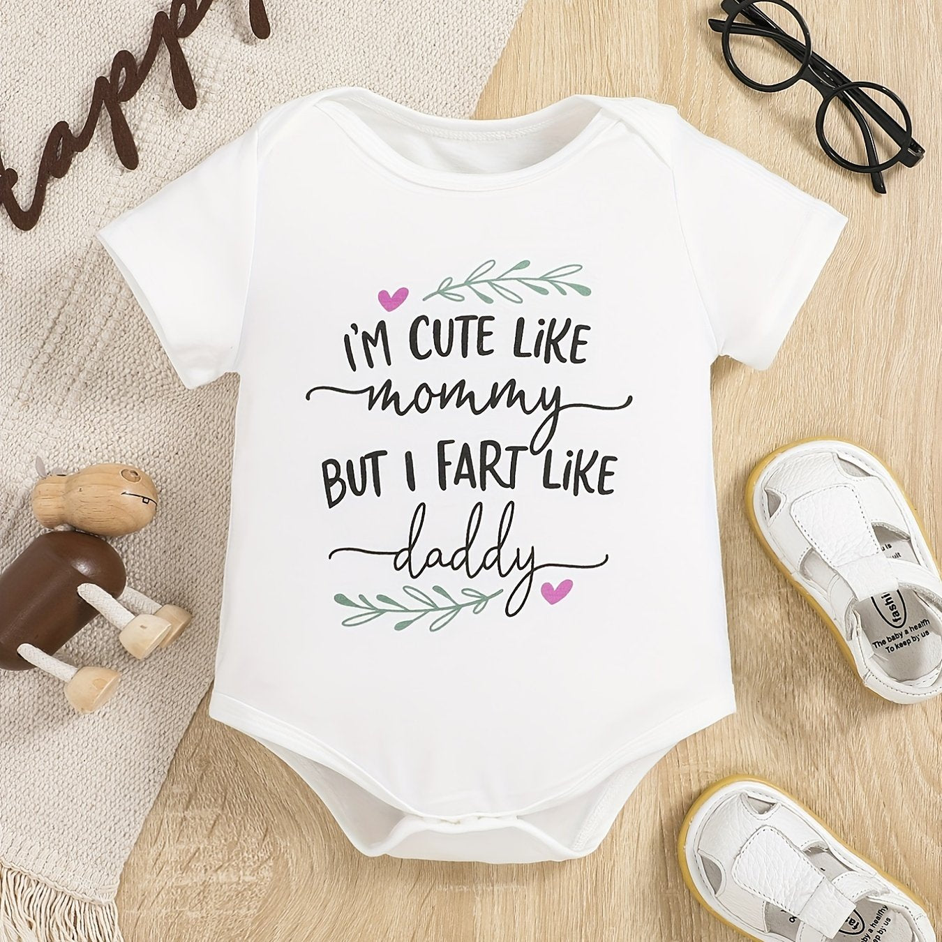 Baby Casual Onesie I'm Like Mommy But I Fart Like Daddy