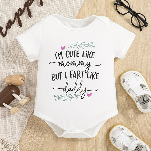 Baby Casual Onesie I'm Like Mommy But I Fart Like Daddy