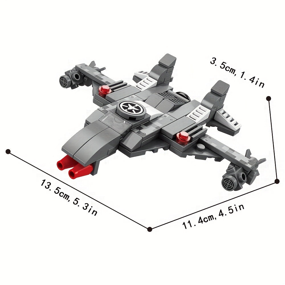 Military Vehicles Model Building Block Toys DIY Tanks Aircraft Model