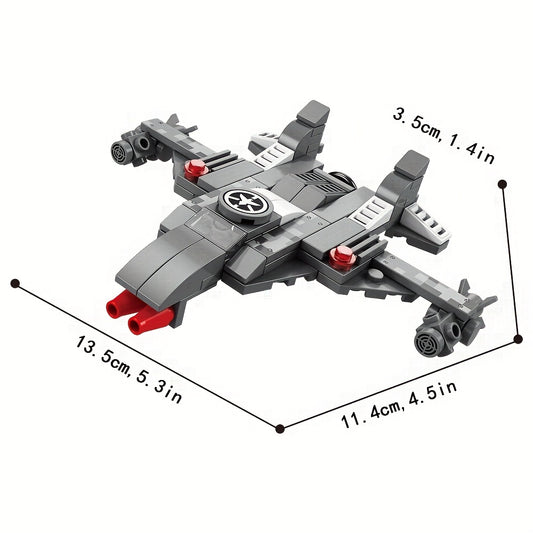 Military Vehicles Model Building Block Toys DIY Tanks Aircraft Model