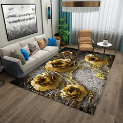 Abstract Modern Nordic Area Rugs Geometric Pattern Indoor Mat Non-slip