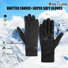 RooRuns Winter Cycling Gloves for Men and Women