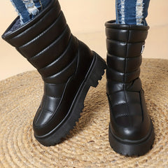 Women's Winter Boots Faux Fur Waterproof Snow Boots