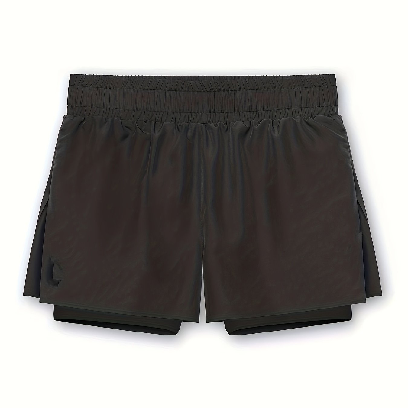 Men's High Stretch Sports Shorts with Zipper Pocket