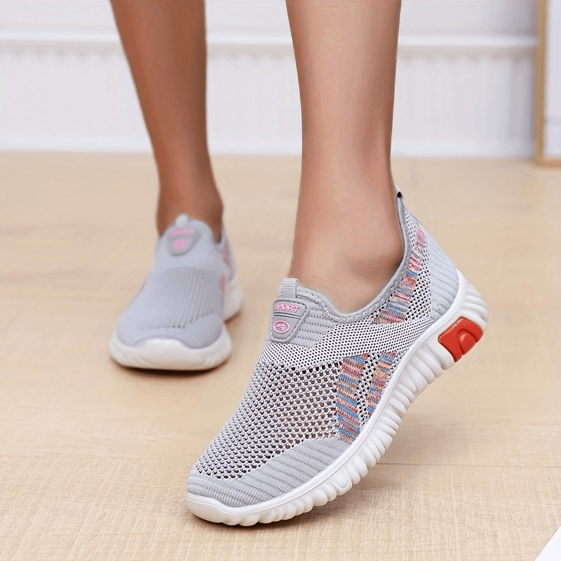Women's Knitted Sock Shoes Low Top Slip On Casual Gym Walking Sneakers