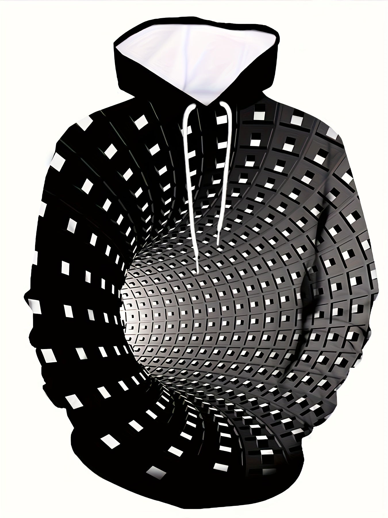 Skull 3D Print Hoodie for Men Autumn Winter