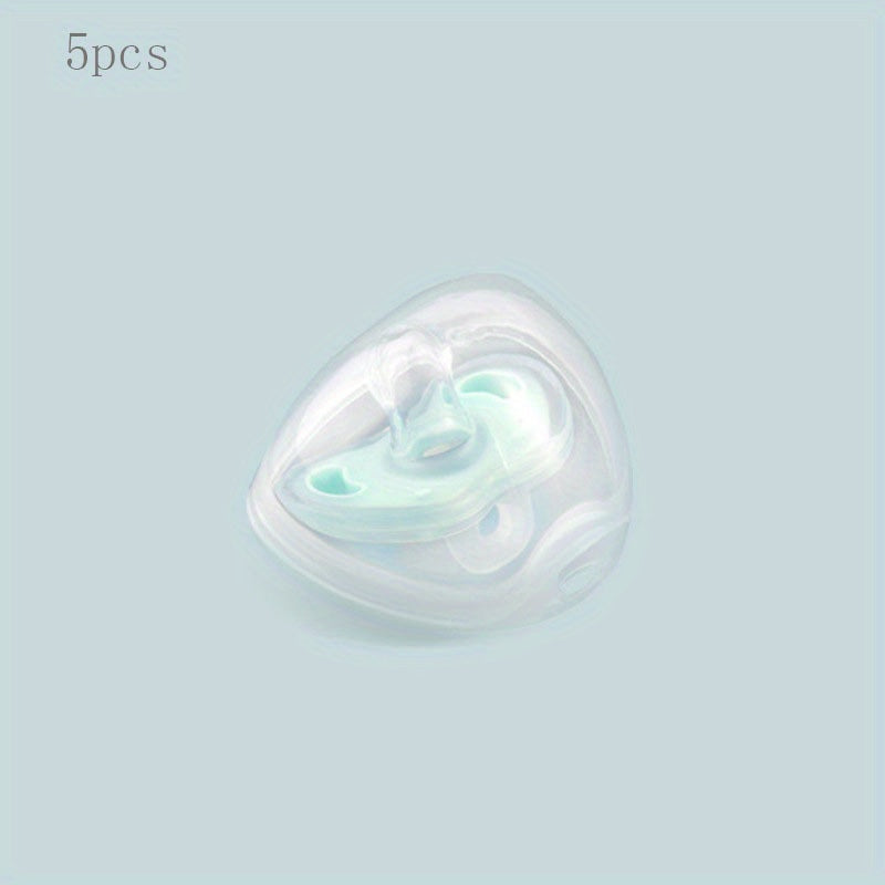 5pcs Portable Dustproof Pacifier Organizers Baby Storage Boxes
