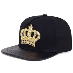 Men's Crown Pattern Baseball Cap Hip Hop Sunscreen Hat