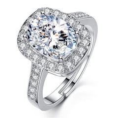 Zircon Wedding Women's Open Ring