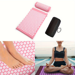 Colorful Acupressure Mat Massage for Stress Relief