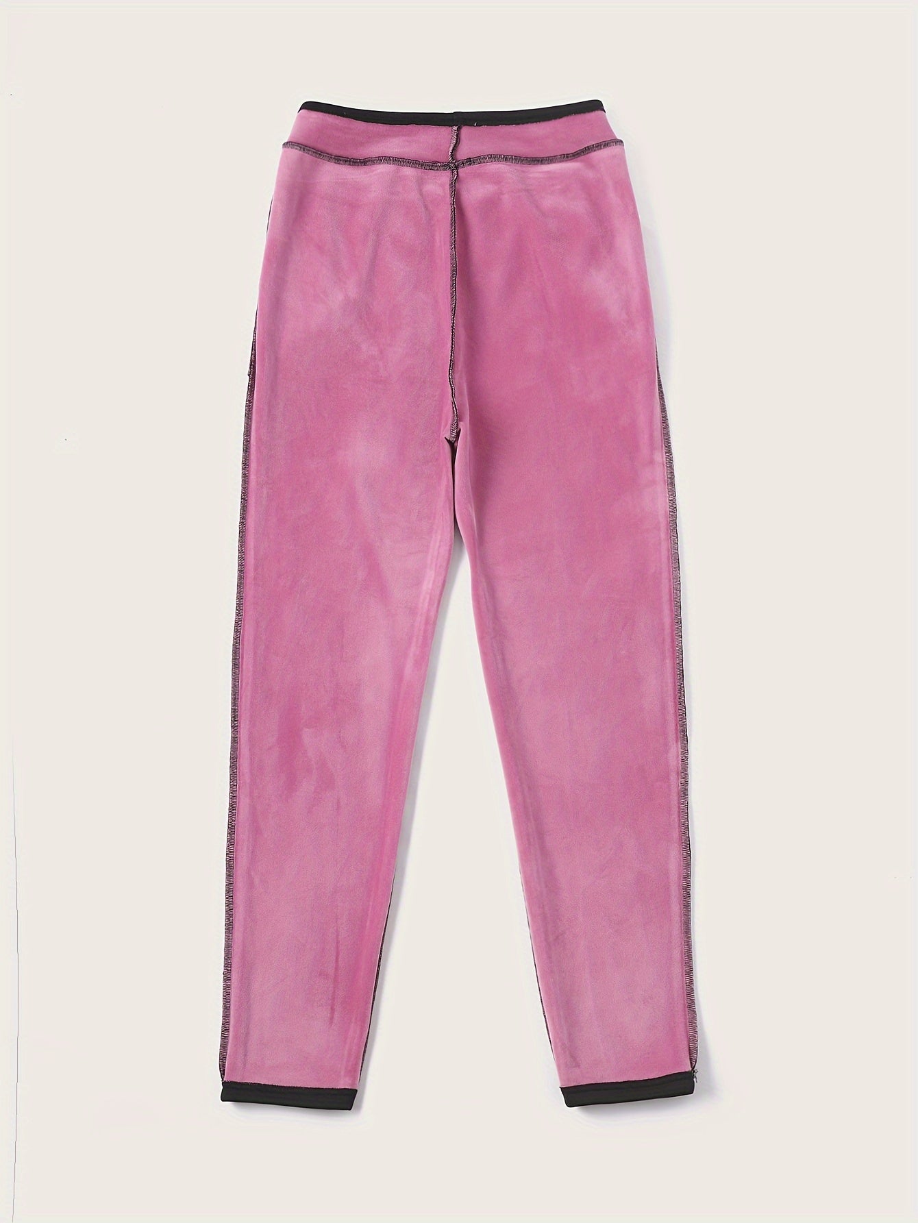 Plush Lined Thermal Pants Soft & Comfy Slim Elastic Tights