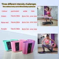 3pcs Yoga Resistance Ropes Set Non slip Stretching Bands Hip Lifting Training