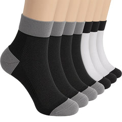 3 Pairs Athletic Running Socks Unisex Ankle Plantar Support