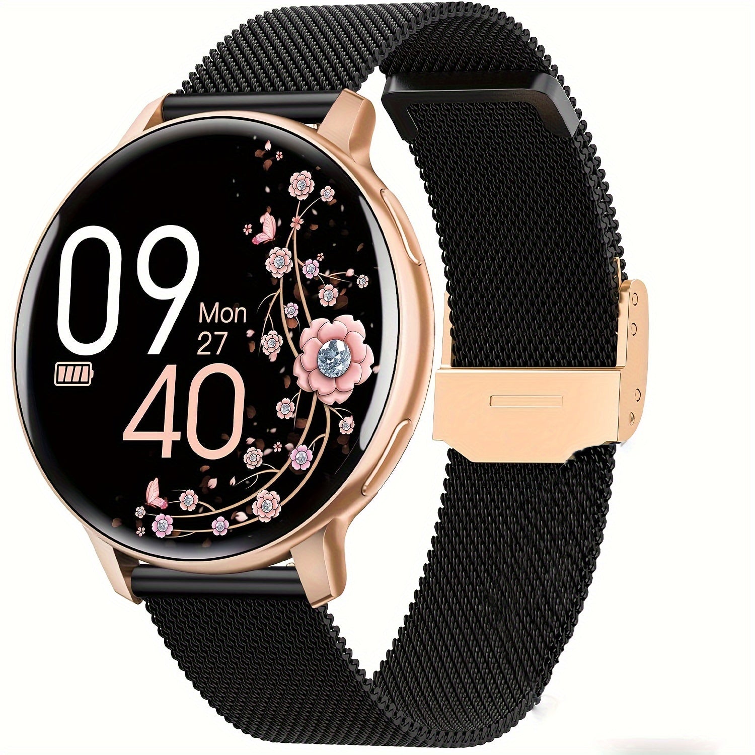 100 Sports Modes Smartwatch with Women's Health Features