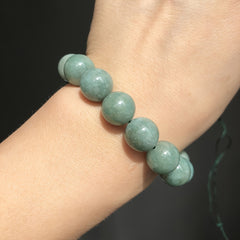 Burmese Jade Stone Beads 6-10mm Smooth Round Spacer for Jewelry Making