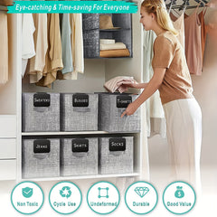 10pcs Removable Basket Labels Clip On For Kitchen Storage Rack