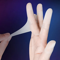 50pcs Finger Sleeves Matte Latex Disposable Finger Protection Sleeves