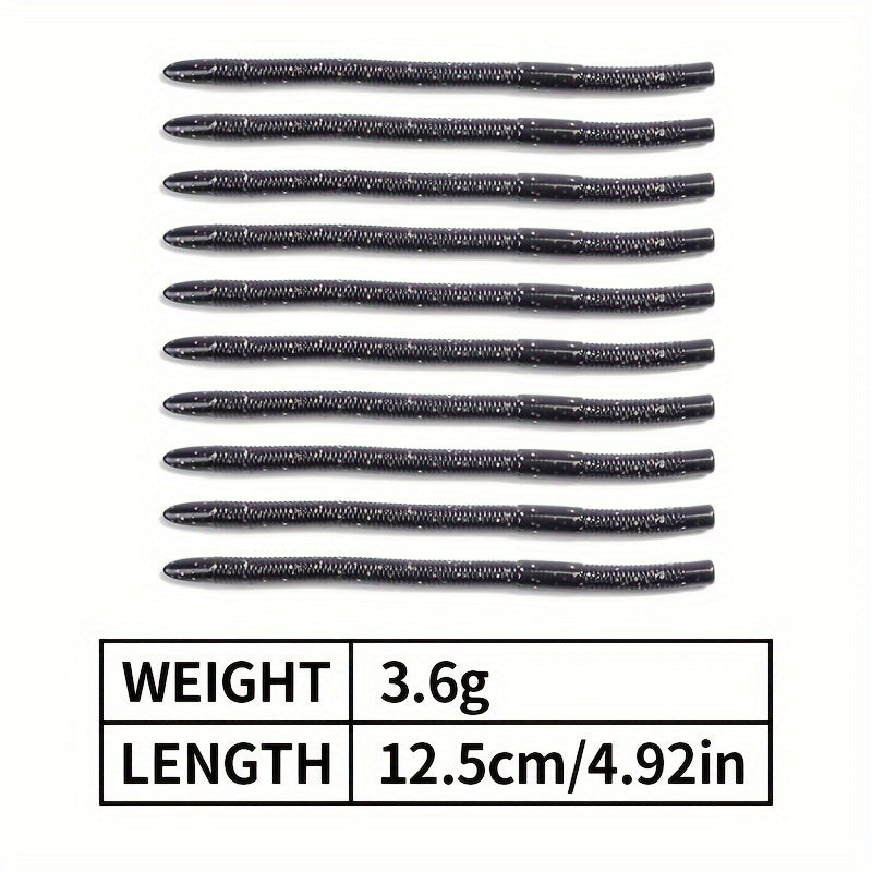 50pcs Bionic Soft Fishing Baits - Trout Bass Lures Tackle