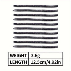 50pcs Bionic Soft Fishing Baits - Trout Bass Lures Tackle