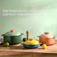 3qt 5qt Saucepan Casserole Pot with Cover