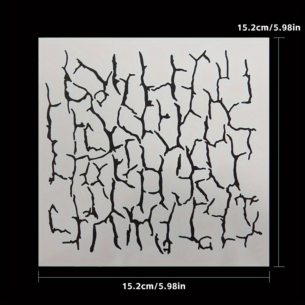 Wall Crack Plastic Stencil for DIY Scrapbooking Paper Card Decoration