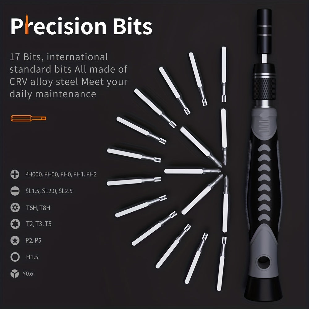 25-in-1 Precision Magnetic Screwdriver Set - Portable Repair Tool