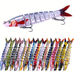 1pc Fishing Lures Section Swimbait CrankBait Bionic Artificial Bait
