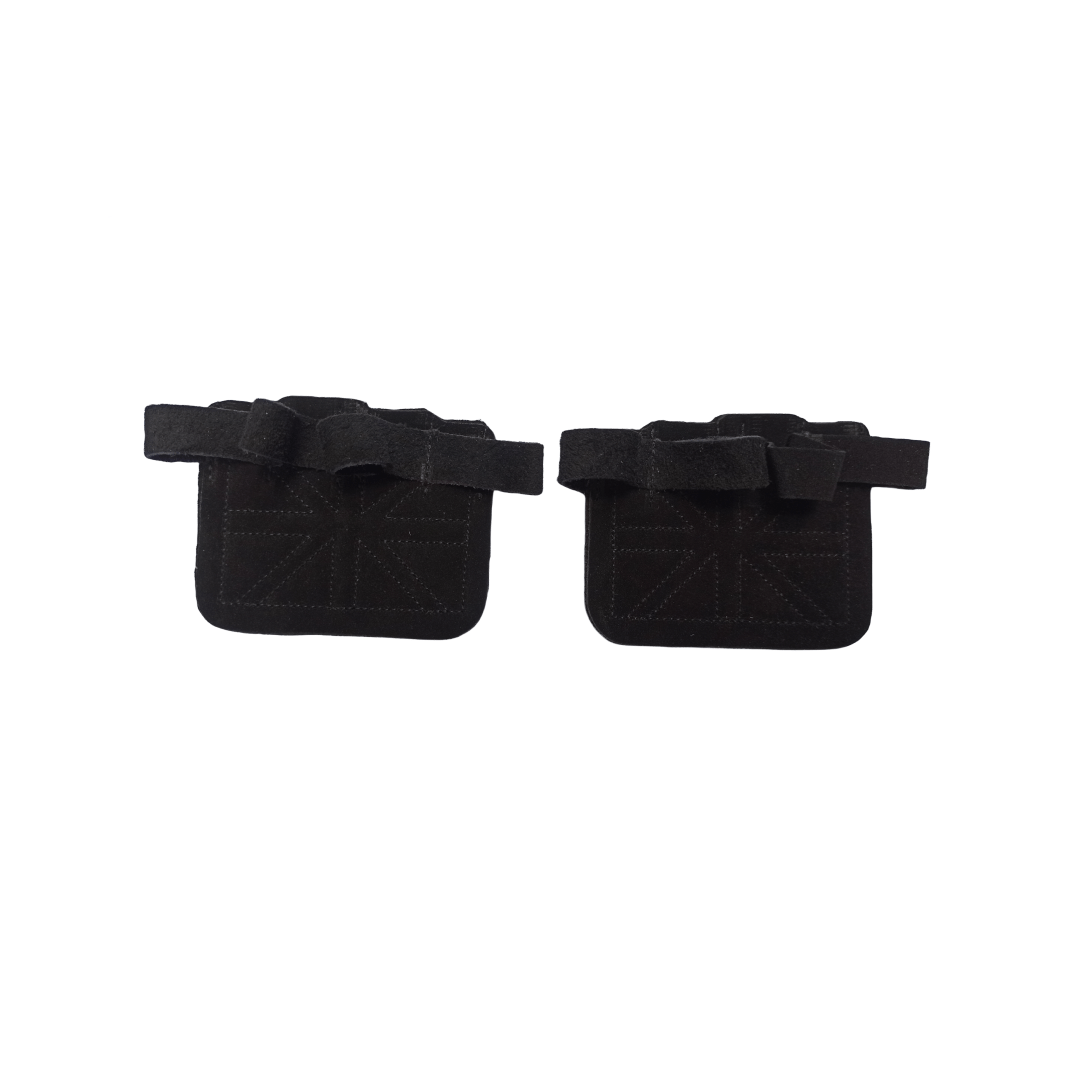 Leather Weight Lifting Gloves Grip Pads Pull Ups Weightlifting G