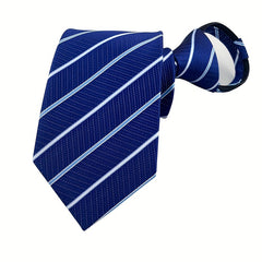 Business Wedding Classic Zipper Necktie For Men