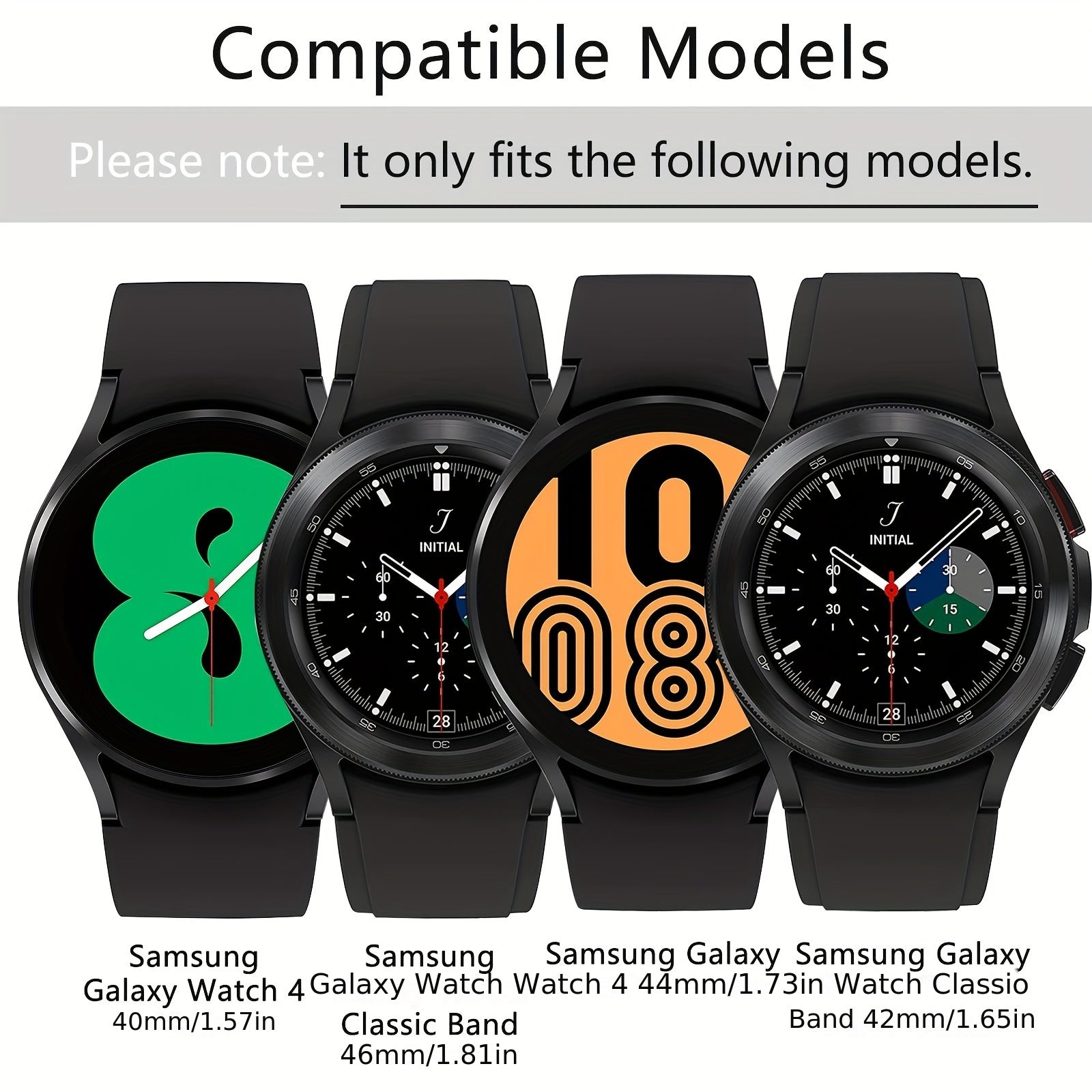 20mm Silicone Watch Strap for Galaxy Watch 6 5 4 44mm 40mm Wristband