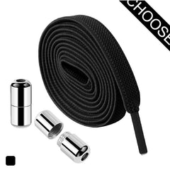 Elastic Sports Shoelaces for Running with 2 Screw Buckles
