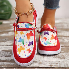 Women's Butterfly Pattern Skate Shoes Lightweight Comfortable Sole