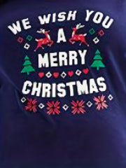 Christmas Pajama Set Long Sleeve Tee & Pants Loungewear