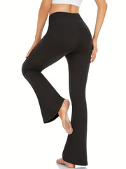 High Waist Thermal Flare Leggings Yoga Pants
