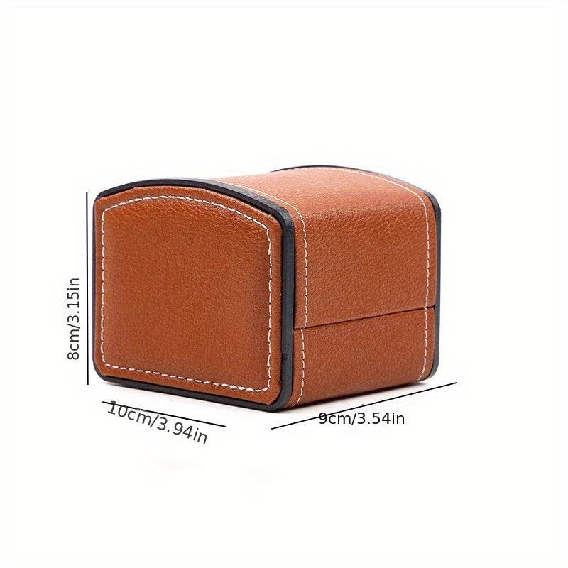 Men's Watch Storage Box Display PU Leather Bangle Box
