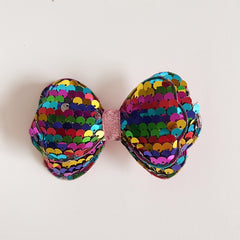 Sequins Children's Bow Duckbill Clip Hairpin Hair Accessories
