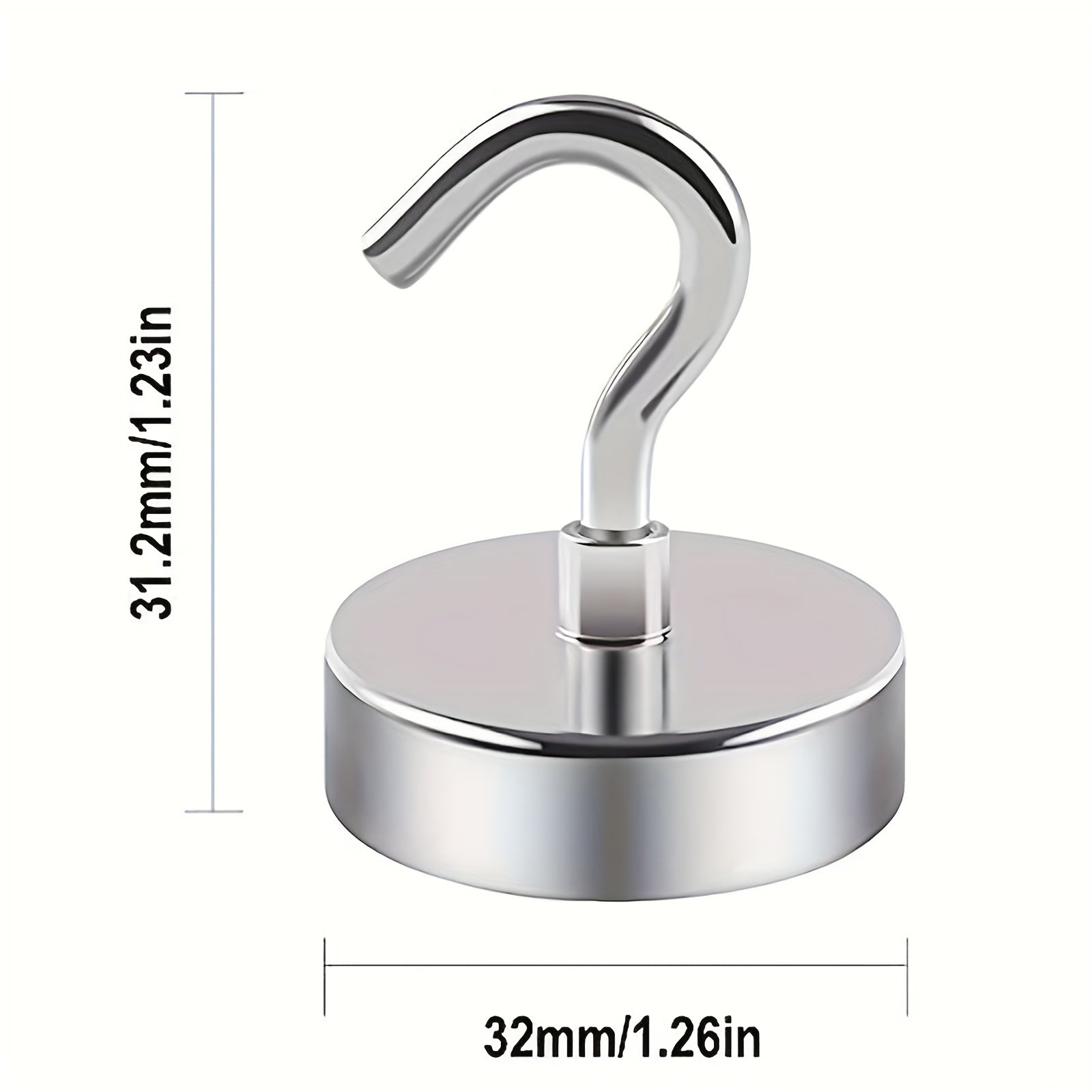 Heavy Duty Magnetic Hook 49 9 KG Strong Hanging Toolbox Office Kitchen