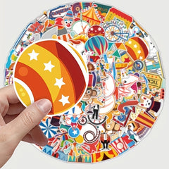 100pcs Nostalgic Objects Series Graffiti Stickers Waterproof DIY Sticker Pack