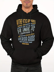 Men's Authentic Print Hoodie for Spring Fall